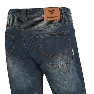 TITAN TREAD WEAR Jeans de Mezclilla para Hombre, Ecológicos, de Cintura Alta, Estilo Motero, Corte Recto, Lavado a la Piedra, Algodón y Lona, Peso Medio - Product Image 5