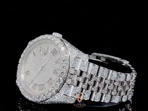 Montre en argent sterling 925 avec diamants Moissanite, best-seller, pour les vacances d'été à la plage, disponible en quantité en gros - Product Image 4