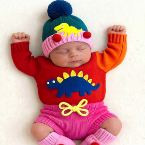 Ropa Infantil de Exportación, Conjunto de Bebé de Punto Suave, Diseñado para el Frío, Producción con Marca Personalizada - Product Image 6