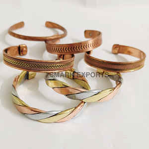 Elegant Handmade Copper Cuff <b>Bracelets</b> with Intricate Engraved Patterns <b>Healing</b> Properties Perfect for Everyday Style - Product Image 3