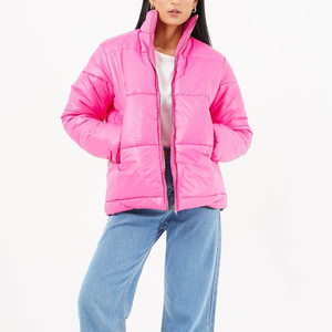 Women's Winter <b>Woolen</b> Parka Jacket OEM Design Long Puffer Hooded Cotton Filled Eco-Friendly Breathable - Product Image 1
