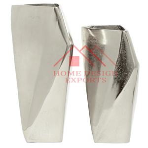 2025 último diseño de aluminio niquelado macetas jarrones para sala de estar - Product Image 2