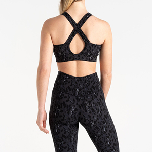 Soutien-gorge de sport rembourré push-up de haute qualité pour Pilates et course à pied, respirant, design sans couture, options grandes tailles numériques, OEM frontal - Product Image 3