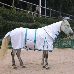 Manta Antimoscas Transpirable para Caballos con Ribete Negro y Malla Ligera para el Cuidado Equino - Product Image 2