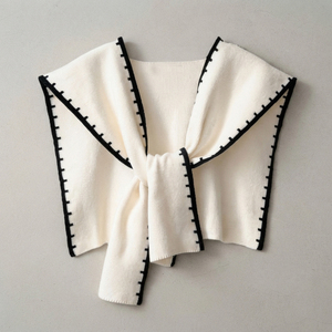 Chal Triangular de Tela Tejida Suave para Mujer, Colores Sólidos, Brinda Calor, Chales y Bufandas Tradicionales - Product Image 6