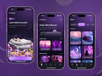 Application mobile de méditation et de prière moderne avec des séances audio guidées pour MAC, soulagement du stress et pratiques spirituelles quotidiennes