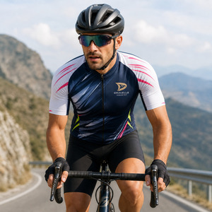 OEM <b>Y2K</b> Retro Cycling Jersey Wholesale Custom Team Road Bike Wear Breathable Mesh Full Zipper Racing Shirt - Product Image 6