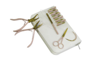 Hair Extension Application Kit with Tape Sealing Pliers Micro <b>Ring</b> Tool Hook Needle Threader <b>Clips</b> and Scissors - Product Image 5