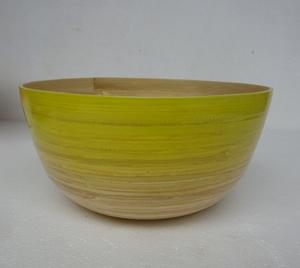 Vaisselle en bambou de haute qualité, meilleure vente écologique, bol en bambou filé fabriqué à la main pour la cuisine fabriqué au Vietnam - Product Image 1