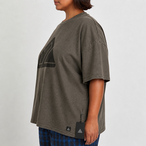 Camisetas de algodón 100% para mujer, estilo color block, ropa casual de verano, 220g, manga corta, cuello redondo, apliques ecológicos, secado rápido, venta al por mayor - Product Image 5