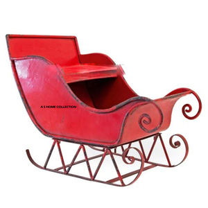 Trineo Navideño Personalizado Más Popular, Decoración Festiva de Diseño Antiguo, Caja de Santa Claus en Venta a los Mejores Precios - Product Image 1