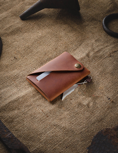 Portefeuille minimaliste en cuir véritable sans couture, étui à cartes pliable, poche avant, fait main, haute qualité, personnalisation de marque LSSW-0023 - Product Image 5