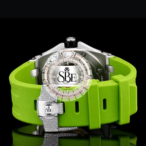 Montre chronographe de luxe pour homme de haute qualité, boîtier carré, bracelet en acier inoxydable, mouvement à quartz 41 mm, analogique, verre saphir - Product Image 4