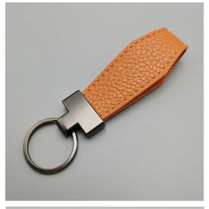 Porte-clés en cuir véritable de qualité supérieure, personnalisables avec logo, différentes couleurs, vente en gros, faciles à transporter, nouveau style, best-sellers - Product Image 2