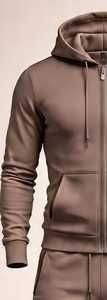 Conjunto Deportivo Shagaf para Hombre, Cómodo, Bordado, de Secado Rápido, para Invierno, 100% Algodón, Informal, con Logotipo Frontal, 380g, Cuello Alto - Product Image 2