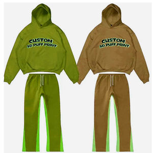 Conjunto Deportivo Glory Personalizado para Hombre, Estilo Y2K, Sudadera con Capucha de Felpa de Algodón Grueso, Pantalones con Corte Acampanado, Estampado 3D, Venta al Por Mayor - Product Image 6