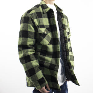 Custom Logo Unisex Canvas Quilted Stand Collar Streetwear Slim Fit <b>Thermal</b> Casual Fall Winter Jacket - Product Image 4