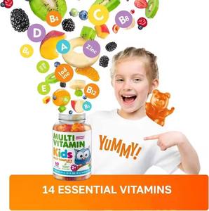 Gomitas Multivitamínicas para Niños en Crecimiento, 100% Naturales, Grado Alimenticio, Fórmula Masticable, Venta al Por Mayor - Product Image 2
