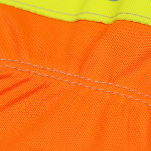 Guantes de Trabajo de Alta Visibilidad con Palma de Cuero y Banda Reflectante, Guantes Industriales de Alta Visibilidad para Trabajos de Construcción y Manipulación en Exteriores - Product Image 6