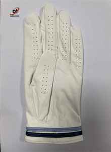 Gants de golf pour hommes OEM ODM personnalisés 2025, en cuir d'agneau Cabretta véritable blanc, respirants, antidérapants, sportifs - Product Image 6