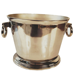 Seau à glace en aluminium pour vin, refroidisseur à champagne en métal pour la maison, le bar, les fêtes et les restaurants, 38,1Lx24,13Wx24,13H cm - Product Image 3