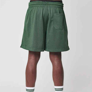 Hot Sale Men Shorts 100% Cotton Summer Breathable Casual Streetwear Mesh <b>Elastic</b> Waist Lightweight Jogging Shorts - Product Image 4