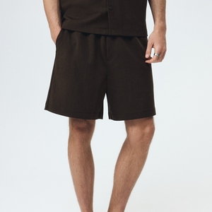 Shorts de sport pour homme, séchage rapide, été, fitness, basketball et course à pied, couleur unie, tricotés, tendance - Product Image 3