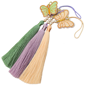 Korean Traditional Butterfly Norigae <b>Phone</b> Charm Pearl Tassel Handmade Mobile <b>Phone</b> <b>Strap</b> Bag Keychain Decorative Accessory - Product Image 3