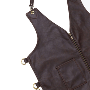 Gilet Monstera fantaisie, gilet respirant imprimé de haute qualité, exclusivement conçu pour les baristas et les mixologues. - Product Image 3