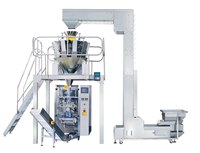 Machine d'emballage multi-peseurs électrique à 10 têtes pour aliments, riz, céréales, légumineuses, chips, papier, plastique, écologique, Inde, haute performance