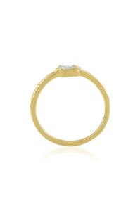 Anillo de Dedo Chapado en Oro de Aleación de Alta Calidad para Mujer, Joyería Elegante y Moderna para Uso Diario y de Fiesta, Disponible para la Venta - Product Image 3