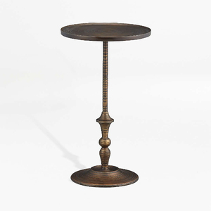 Contemporary Brass Coffee <b>Table</b> <b>Round</b> Top Modern Metal Frame Living Room Furniture Handmade Design <b>Side</b> <b>Tables</b> - Product Image 2
