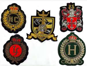 ตราปักคุณภาพสูง หรูหรา ผลิตด้วยมือ งานปักแบบนูน 3 มิติ เป็นมิตรกับสิ่งแวดล้อม สำหรับชุดพิธีการและชุดประจำชาติ - Product Image 2