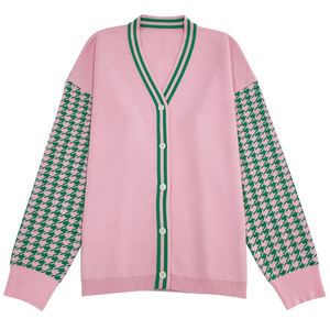 Crea tu Propio Cárdigan de Punto con Cuello en V de Alta Calidad Personalizado con el Logotipo de tu Hermandad/Fraternidad/Escuela/Universidad - Product Image 1