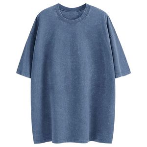 T-shirt délavé à l'acide OEM ODM, design personnalisé, coupe oversize, coton, streetwear, vintage, pour hommes et femmes - Product Image 3