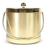 Steel wine bucket cocktail accessories modern serve ware chic ice bucket designer <b>bar</b> ware reusable ice bucket indoor party - Product Image 2