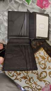 Portefeuille court pliable pour homme en cuir véritable avec protection RFID, imperméable, motif bonbon, doublure en cuir véritable - Product Image 3