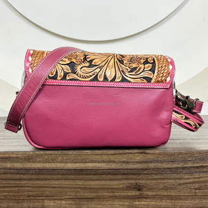 Neceser personalizado de cuero de vaca con asa cruzada para mujer, organizador de maquillaje cosmético de viaje a la moda, novedad de 2025 - Product Image 5