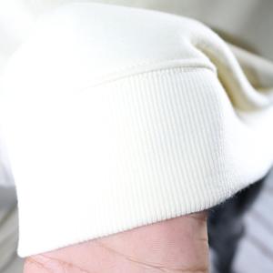 CREAM <b>Mock</b> <b>Neck</b> Sweatshirt 100% Applique Embroidery wide <b>neck</b> Sweatshirt Finer Threads - Product Image 5