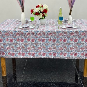 Floral Printed Cotton <b>Tablecloth</b> Woven Classic Style Washable Home Use Printed <b>tablecloth</b> for home use - Product Image 2