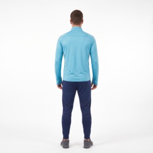 Conjunto Deportivo Premium de 2 Piezas para Hombre, con Franja Lateral en Contraste, Chaqueta con Cierre de 1/4, para Correr, Gimnasio, Otoño, Resistente al Viento - Product Image 4