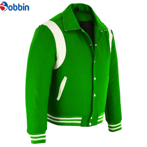 Fashion Hot Sale Letterman Varsity <b>Jacket</b> Green/<b>White</b> Custom Varsity <b>Jackets</b> for <b>Men</b> Women High Quality Varsity <b>Jacket</b> For <b>Men's</b> - Product Image 6