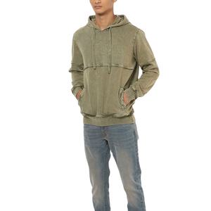 OEM Men's Clothing Hoodies <b>Sweatshirts</b> Acid Wash Custom Style Pullover Winter Cotton <b>Fleece</b> Streetwear Breathable Man hoodies - Product Image 3