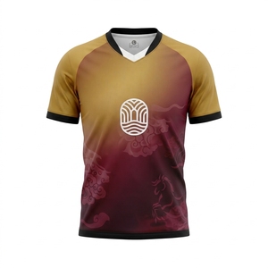 Conjunto de Camiseta de Fútbol para Adultos de Alta Calidad, Personalizada con Sublimación, Impresión Digital, Secado Rápido, Transpirable, Elástica en Cuatro Direcciones, Unisex - Product Image 2