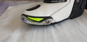 Bottes de moto imprimées KI-Winter de haute qualité, nouveau style Keven Impex, blanches et noires, en PU imperméable, respirantes et coupe-vent - Product Image 5