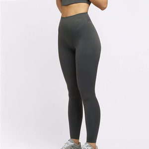 Maßgefertigte Butty Soft Leggings mit Hohem Bund, Volle Länge, V-Form, Vierwege-Stretch-Leggings - Product Image 2