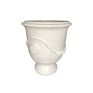 Urna de Jardín Clásica Premium de Fibra de Vidrio, Maceta Decorativa con Acabado Verdigris, Ligera y Resistente a la Intemperie - Product Image 1