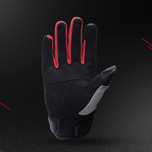 Guantes Profesionales de Carreras |   Construcción de Cuero de Cabra de Alta Resistencia |   Fabricante al por Mayor - Product Image 5