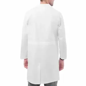 Blouse médicale pour infirmier homme avec poches, fournisseur en gros, fabricant de blouses de laboratoire blanches pour hommes, blouse de laboratoire homme sur mesure - Product Image 2