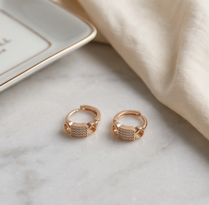DIVYORO CRYSTAL HOOPS - Product Image 2